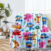 Pocoyo Theme Printed Blanket - Perfect for Couch, Bed, Travel & Outdoor Use | Machine Washable, Cozy & Durable.