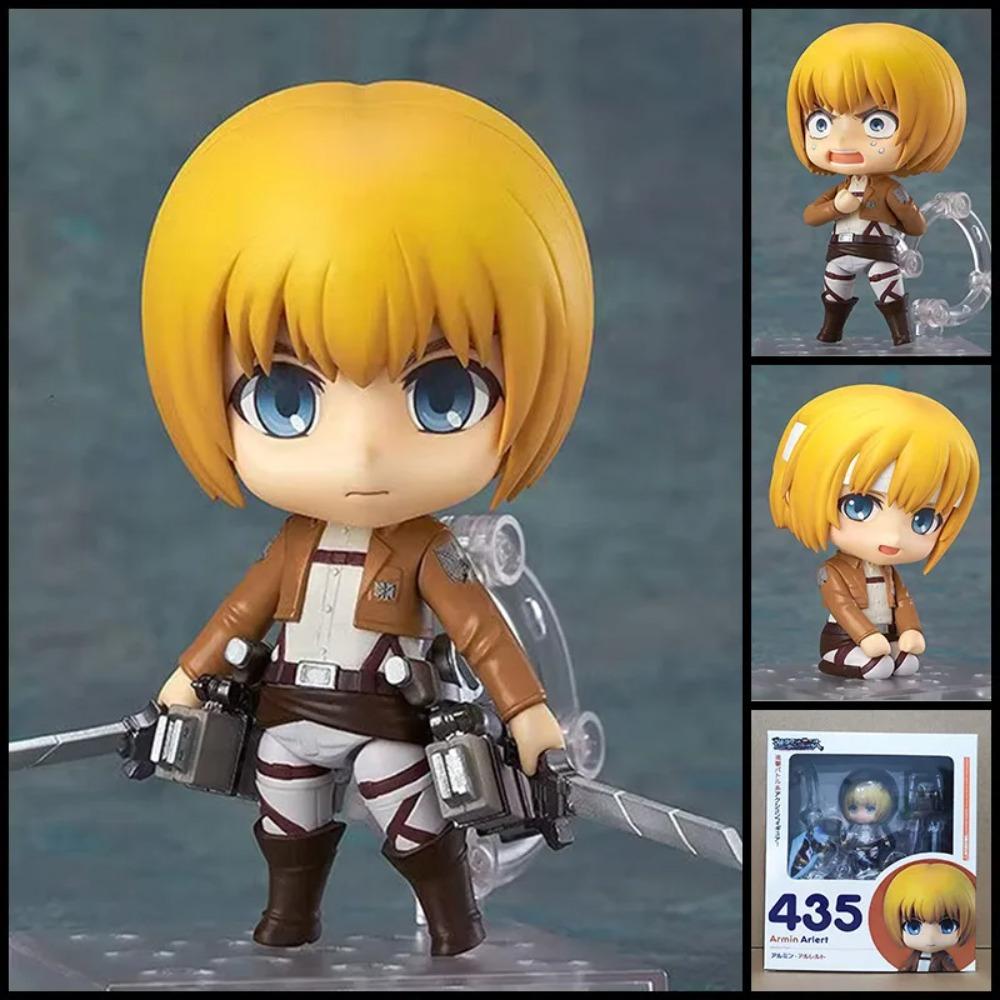 Attack on Titan Animation Seriefigurer Leksak Eren Mikasa Levi Hange Reiner Anime Action Rörliga Modellfigurer Samling NTR