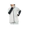 SALOMON Color Block Hooded Zip-Up Long Sleeve Jacket Women Jacket White LC2310400