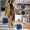 Lunch bag cooler bento insulated thick thermal insulation leak-proof reusable simple tote work office picnic commuting school travel (navy blue)