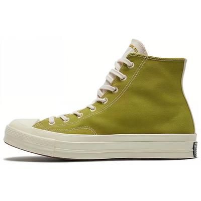Chuck 70 Renew High 'Moss' (Unisex) Moss / Moss / Natural / Black Canvas Shoes 165421C