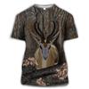 New Animal Camouflage Hunting 3D Print T-Shirts Men Women Summer Short Sleeve T Shirt Oversized Harajuku Tops Tees Kids Clothing