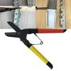 9 6in Metal Cutting Scissors with Ergonomic Rubber Handle for Steel Cable Wires Thin Iron and Cardboard Cutting Tasks