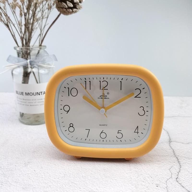 Simple Matte Clock Children's Bedside Clock Dripping Alarm Clock Color Life Sales Clock A111 Gray