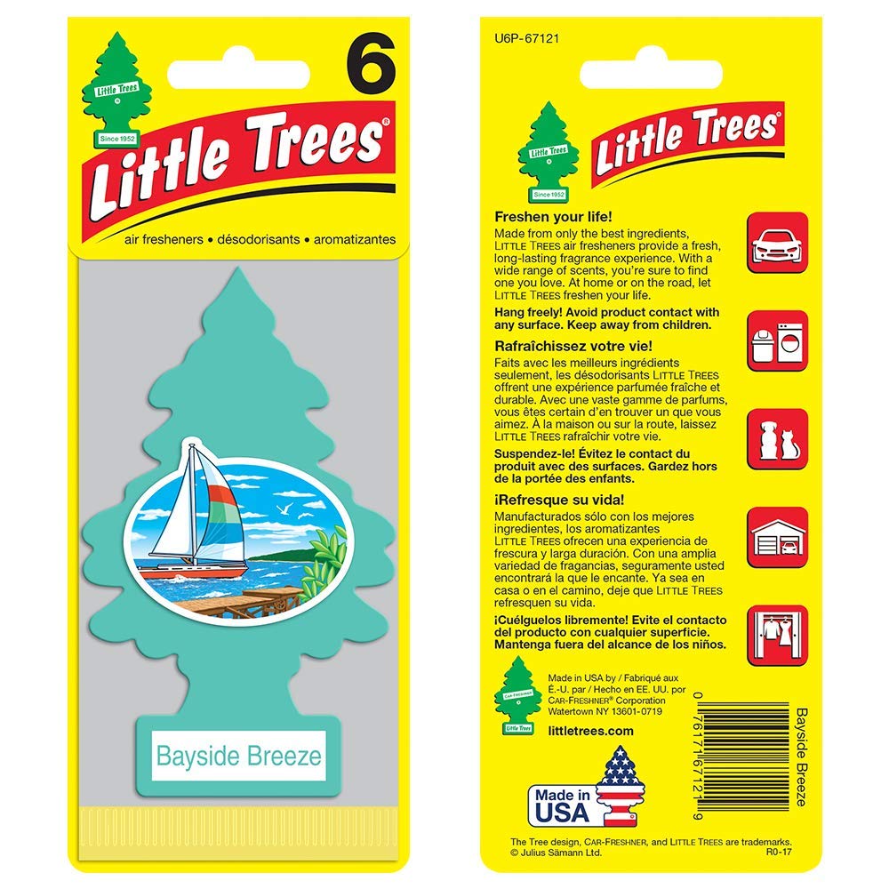 Little Tree Bayside Breeze 6ks, Výhodná sada 6 kusů! LittleTree , Bayside Breeze Sada 6