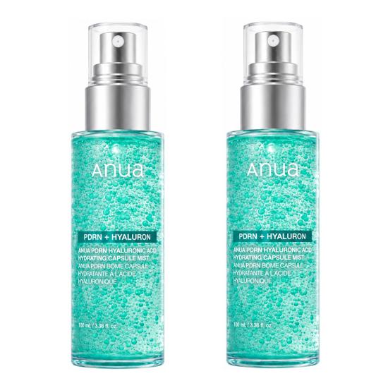 Anua PDRN Kyselina Hyaluronová Kapslový Sprej (30 ml, 100 ml)  Náplasti na krk 4 ks, Náplasti na nosoretní rýhy a tváře 4 ks (15 Možnosti)