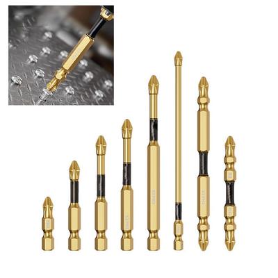 Black Phosphating Coating High Hardness Screwdriver Magnetic Screwdriver Head