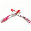 2pcs Bow Horn Matel Jig Bait Metal Cast Artificial Bait Slow Shaking Surface Bait  Sea Fishing