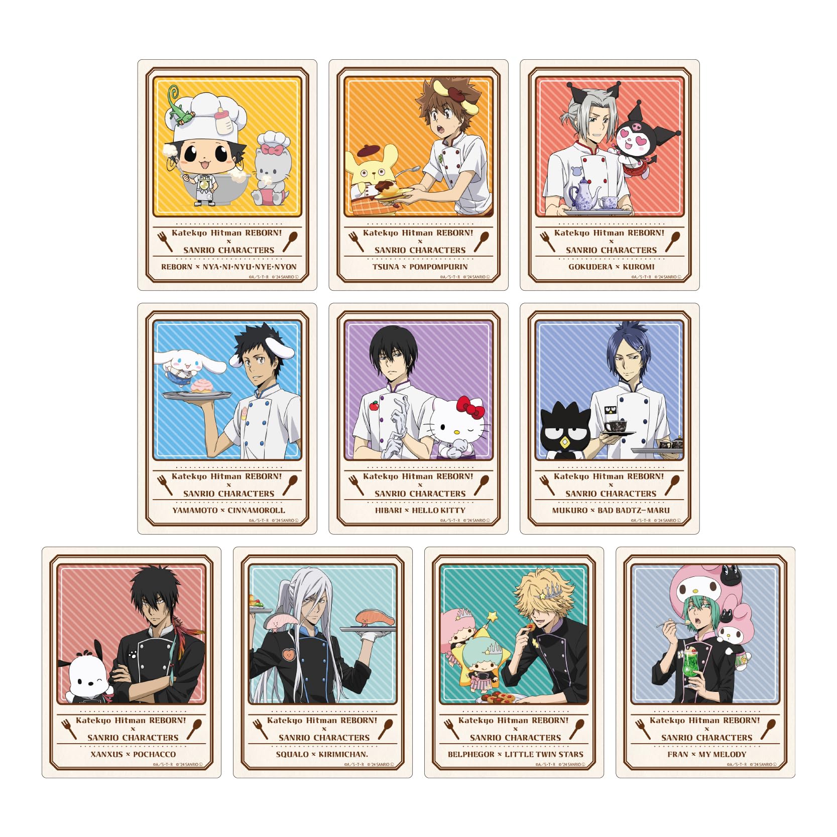 

A3 Katekyo Hitman x SANRIO CHARACTERS 03 Акриловая карточка Коробка из 10 ВОЗРОЖДЕНИЙ! [Иллюстрация совместной работы] Ш70×В90 мм CFC-RES-03