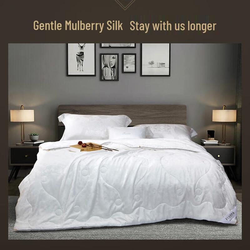 

Fuanna Jinse Nianhua Mulberry Silk Jacquard Summer Quilt