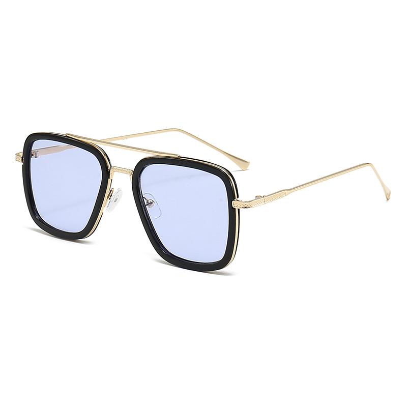 Vintage Metal Frame Square Sunglasses Women Men Rectangle Sun Glasses Female Eyewear Sunglasses for Male Female Eyeglasses