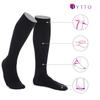 Fytto Compression High Socks with Graduated Compression Business Reduces 1067 M Men's Socks, Design, Socks, Swelling, Black,