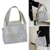 Portable Transparent Mesh Wash Bag For Outdoor Beach Camping Toiletry Organizer Foldable Carry Handle Storage Pouch