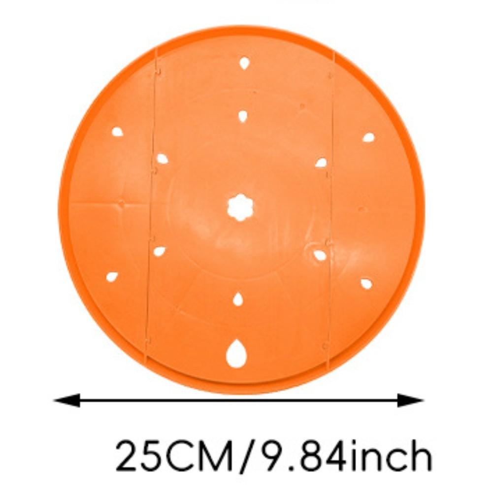 1pc  Round Spliced Pot Filler Drainage Liner Black Orange PP Insert For Large Flower Pots Gardening Tools