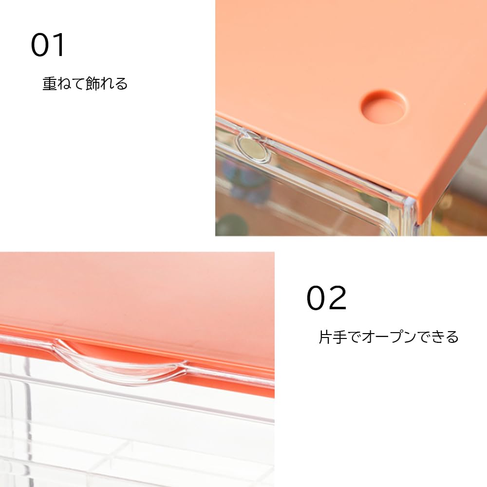 Acrylic Case with Comes with Japanese and Is Available In Four Stackable Storage and Display Case for Miniature Cars and Small Also Includes Acrylic