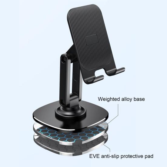 360° Rotating Phone Adjustable Phone Stand Holder Ergonomic with Non-slip Base for IPhone