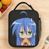 Konata Izumi Lucky Star Lunch Bag For Women Outdoor Picnic Graphic Lunch Box Leisure Waterproof Thermal Lunch Bags