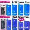 10Pcs OEM Waterproof Sticker Seal for iPhone 17 16Plus 15 Pro Max Precise LCD Frame Glue & Back Cover Housing Adhesive Tape
