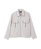 Schott LYOCELL 50's JACKET, Men's, Size M, 020, Gray, 782-5152007