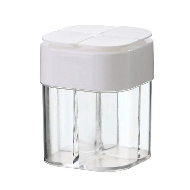 Seasoning Jar Plastic Spice Container Bottle Salt and Pepper Shaker Outdoor Camping BBQ Seasoning Container Kitchen Gadget Sets