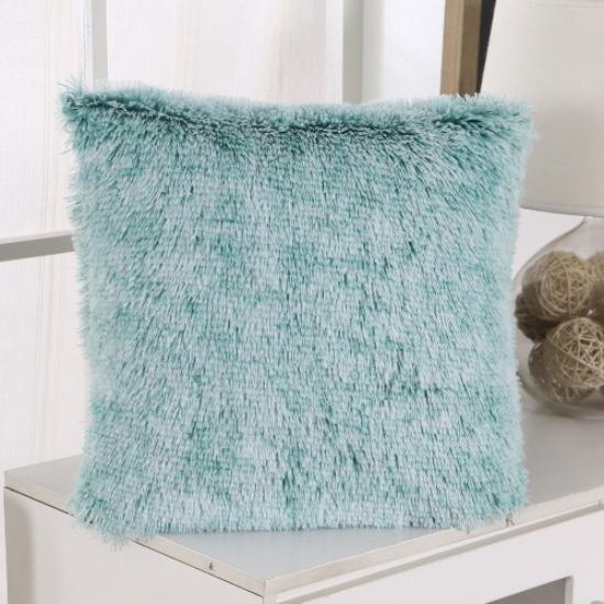 Plush Solid Color Cushion Chair Solid Color Sofa Pillow Cover