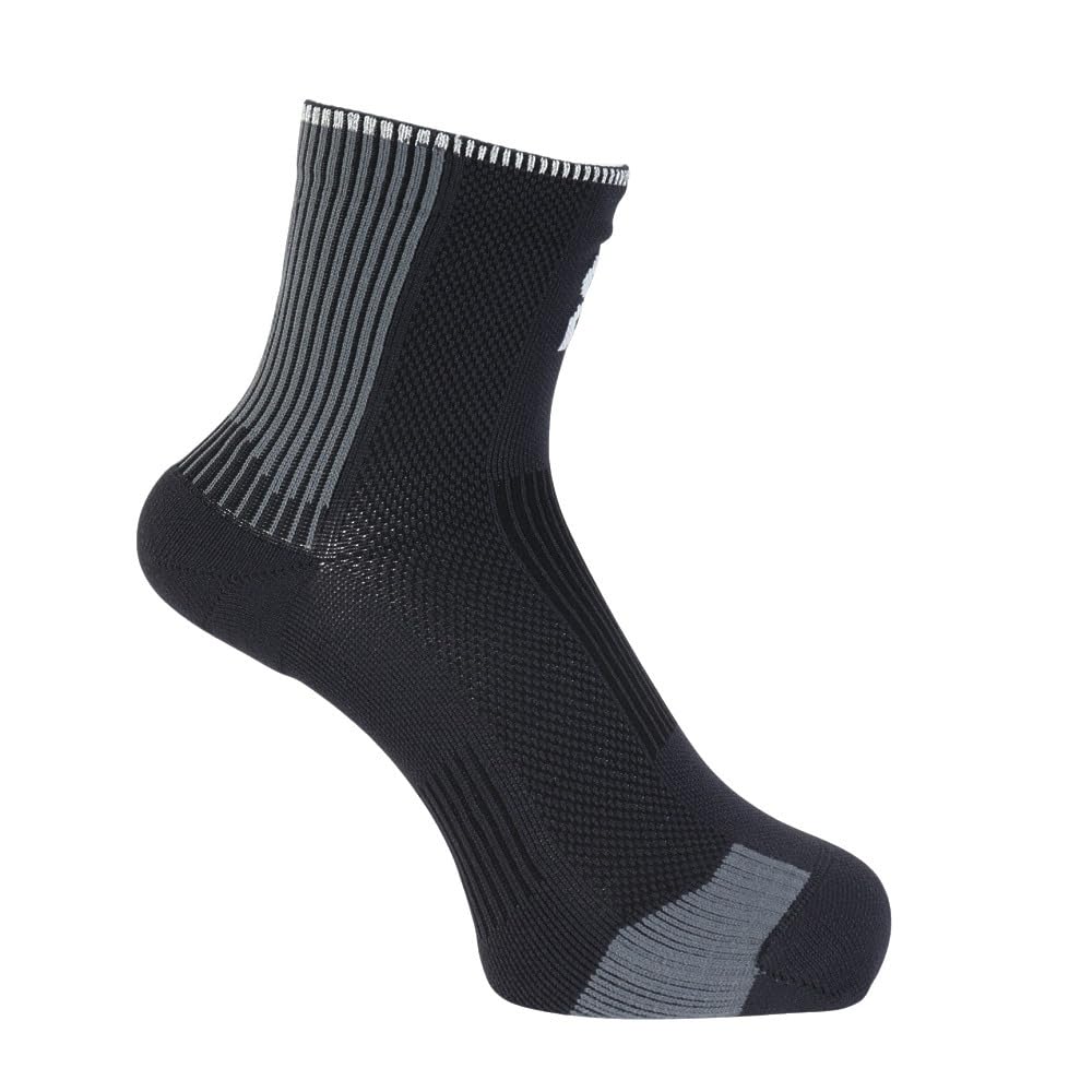 On Performance Run Sock Mid Black