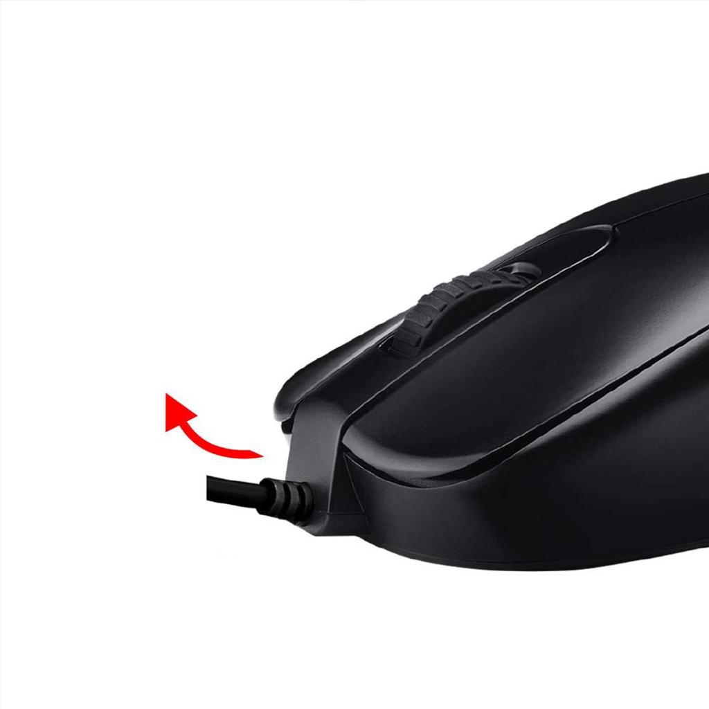 BenQ ZOWIE S2 Gaming Mouse DPI (Black/Optical/USB Wired/Plug & Play/4 Levels/5 Buttons/Right-Handed/82g/Small)
