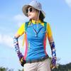 Outdoor quick-drying clothes women's short-sleeved T-shirt color matching light and breathable quick-drying clothes sports running summer