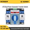 Gech 63A Automatic Transfer Switch, Single/Three-Phase 220V ATS Backup Power & Circuit Breaker Controller
