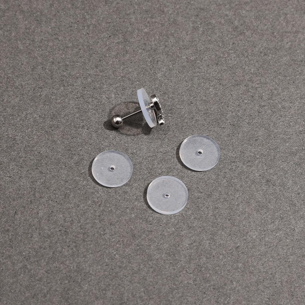 6-50Pcs Silicone Transparent Environmentally Friendly Ear Pads Ear Accessories