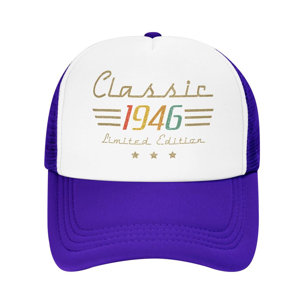 Th Birthday Born Year Old Mesh Baseball Caps Unisex Sport Sun Caps Hat Adjustable Summer Trucker Cap