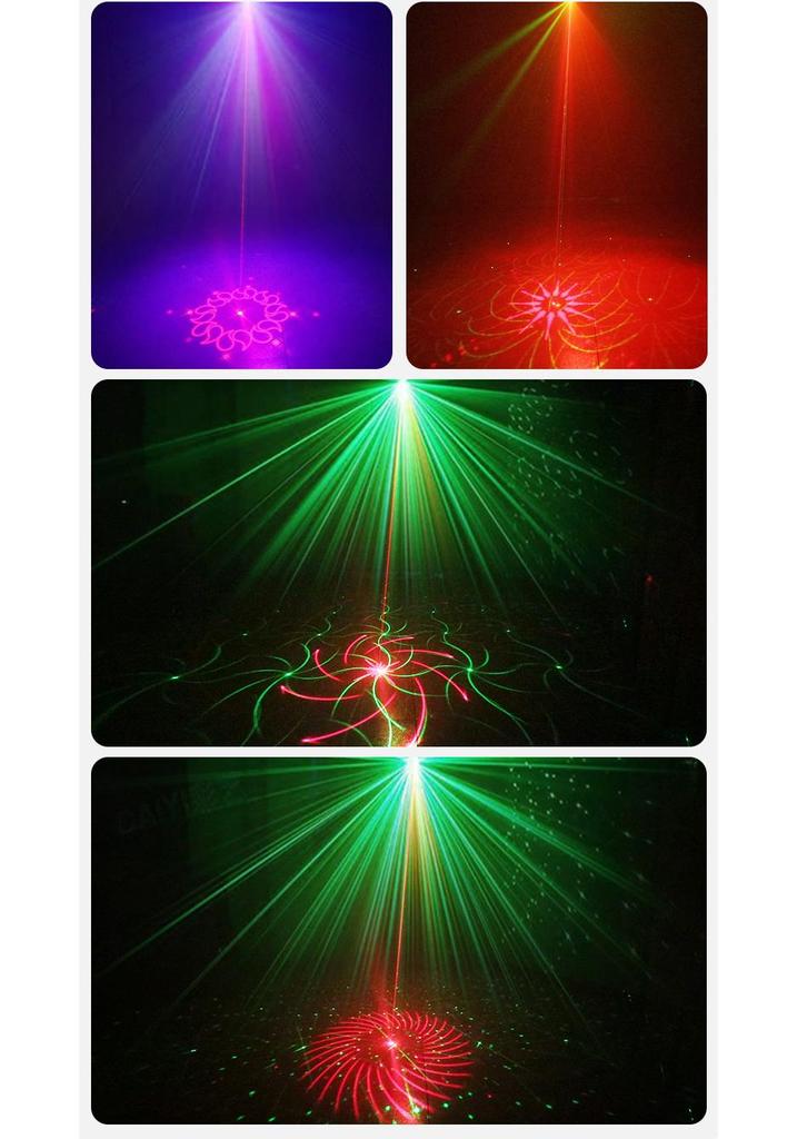 R50 Rechargeable Mini Laser Stage Light - Colorful Strobe for Parties and KTV Atmosphere
