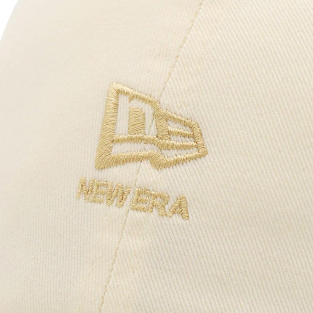 New Era Casual Classic Cotton Cap with Metal Flag Logo and Chrome Free CC Flag and CHR TTAN White, Wordmark,