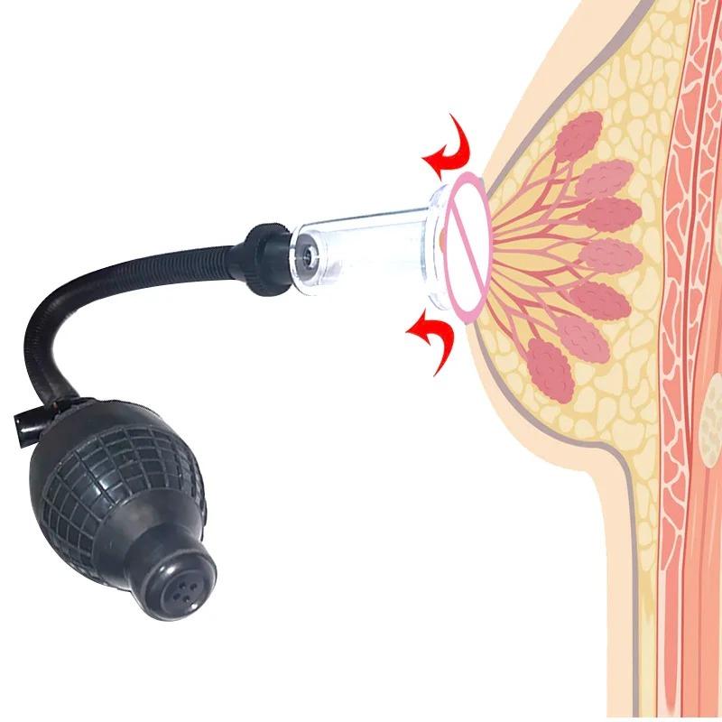 Doppelstimulation Brust Klitoris Pumpe Fernbedienung Vibrator Vakuumsauger Frauen | Brustwarzenvergrößerung & Klitorisvergnügen Sexspielzeug
