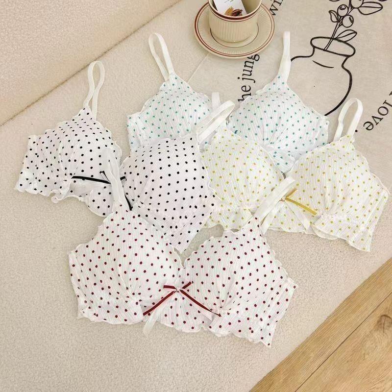 Sexy Women Push Up Bras Fashion Lingerie For Lady Sexy Underwear Cute Dot Bras For Girls