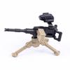 MOC WW2 Militärpistole Kanone Bausteine Schwere Waffen Kriegsszene Soldaten Armee Figuren Zubehör Waffen Steine Spielzeug