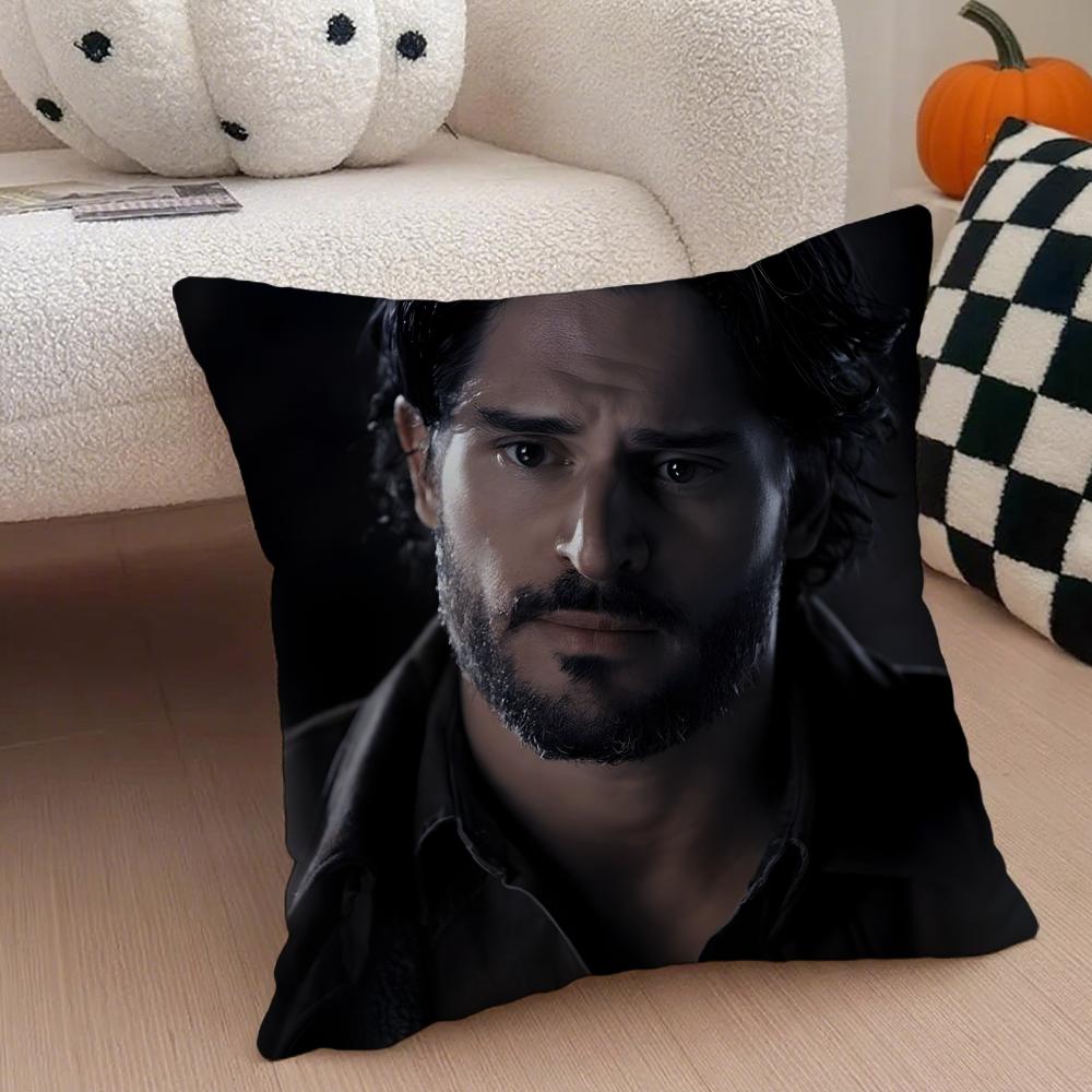 JJoe Manganiello Cushion Cover Throw Pillow Cover Hidden Button Durable Polyester Chair Cushion