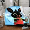 Bing Theme Printed Blanket - Perfect for Couch, Bed, Travel & Outdoor Use | Machine Washable, Cozy & Durable.