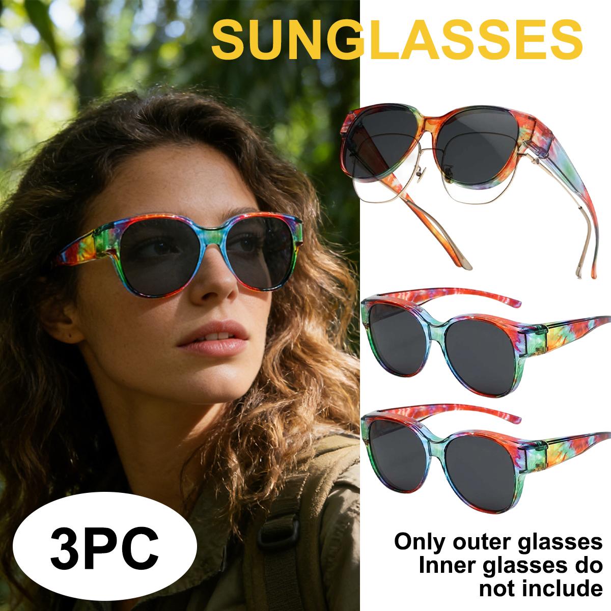 

Солнцезащитные очки для ношения поверх обычных для вождения Мужские, Стильные Квадратные Модные Очки по рецепту Защита UV400 T03