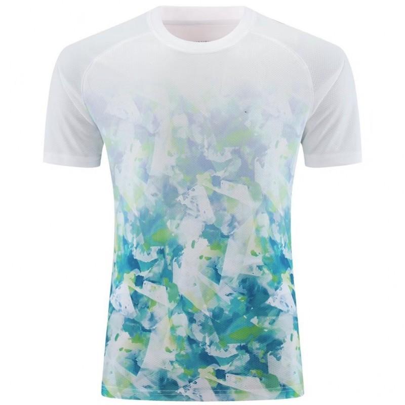 Quick-Dry Badminton Shirt Unisex Short Sleeve Sport Top Training Competition