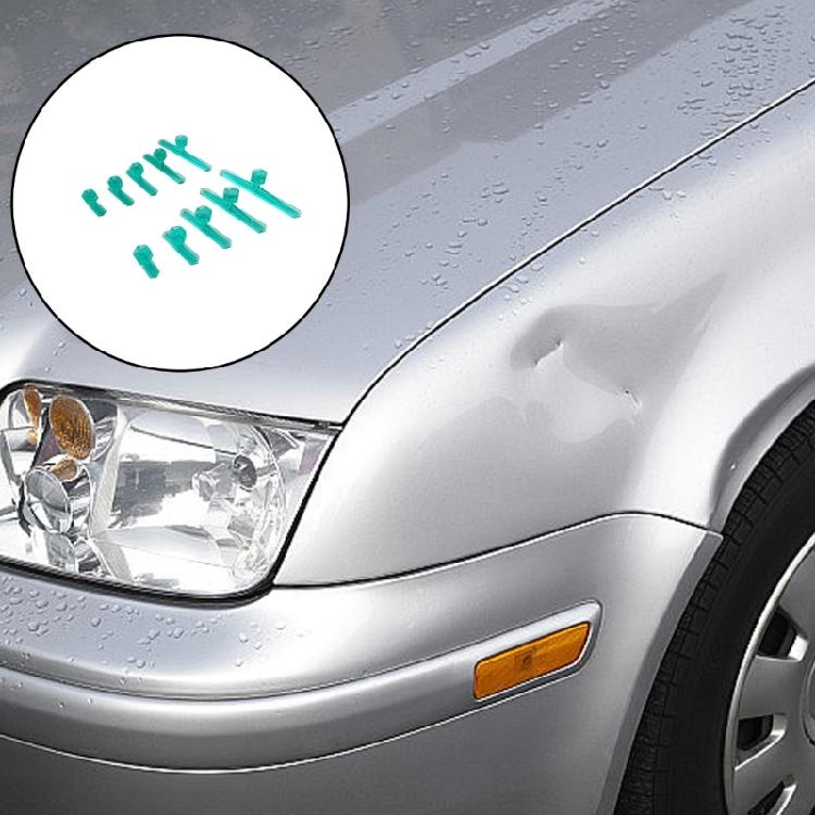 DIY Car Body Restoration Dent Repair Kit With Clear Plastic Pulling Tabs Multiple Depth Adaptability Home & Workshop Use