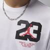 Jordan Logo Graphic Outdoor Casual Sports Crew Neck Long Sleeve T-Shirt Men Tops White FZ1981-100
