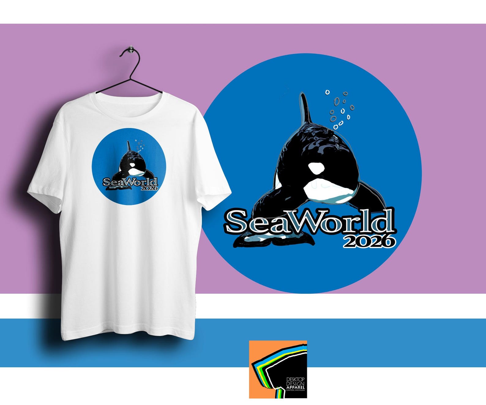 Stylish Orca Tees, Gift for Nature Enthusiasts, SeaWorld Tops, Orca Shirt, Whale Shirt, Family Water Vacation Tee 4XL