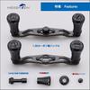 HEIGHTEN Reel Handle Pillar Series Carbon Carbon Fiber For SHIMANO DAIWA Abu Baitcasting Reel HT20302 1.5K V2.0-95mm