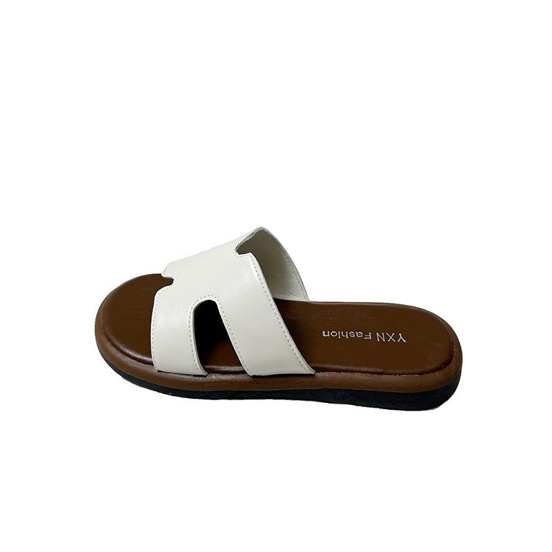 

Крутые тапочки, женская летняя одежда 2025 года, новые пляжные сандалии на платформе Muffin, стиль феи с юбкой, повседневные тапочки 35 белый