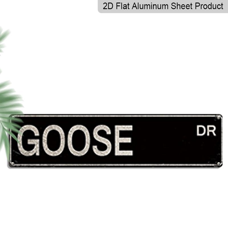 

Vintage GOOSE Metal Sign - 15.7×3.94 Aluminum Decorative Sign | Waterproof & Dustproof Wall Art for Home, Bar, Cafe Decor | Perfect for Indoor 40cm x 10cm
