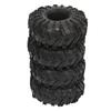 4pcs RC Car Tires 2.2 Inches Rubber Outstanding Grip Strong Cushioning RC Crawler Tire for 1/10 Remote Control Crawler