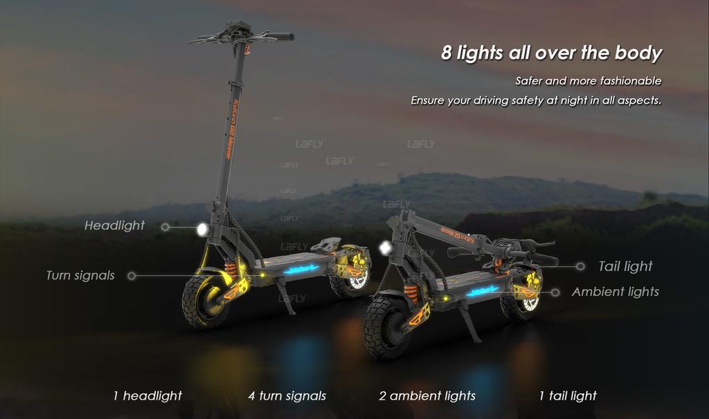 KuKirin G2Master(2025 New Model ) Electric Scooter, 2000W Dual Drive Motor, 52V20.8Ah Battery, Max Speed of 60km/h