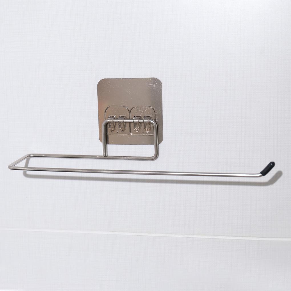 Hanging Toilet Roll Paper Holder Mount Rack Bathroom Dispenser Metal Towel Stand Kitchen Home Storage Accessories Item