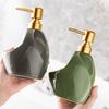 Ceramic Lotion Bottle Soap Dish Dual-Use 480ml Soap Dispenser Household Body Wash Shampoo Makeup Remover Water Storage Bottle